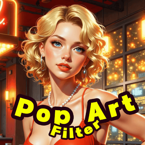 Pop Art Filter AI Studio MyShell AI pop-art-filter-ai-studio-myshell-ai