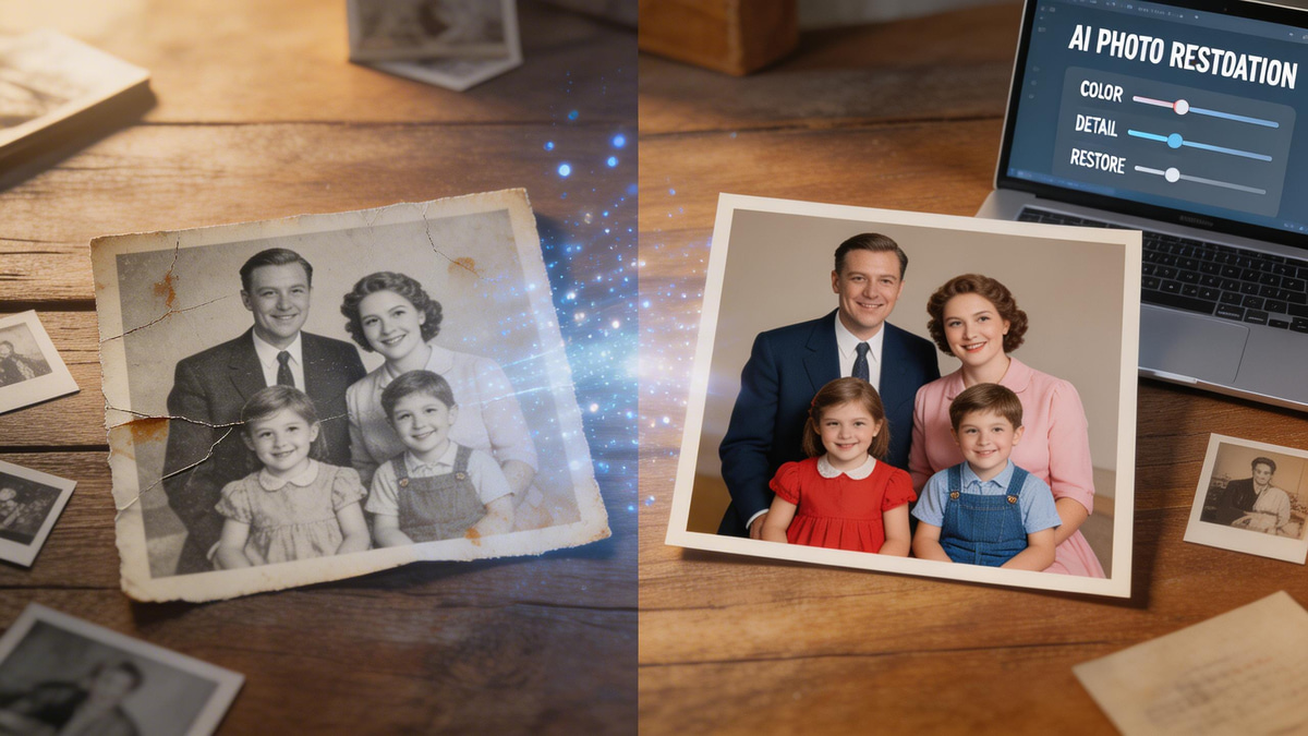 How to Restore Old Photos with AI: A Step-by-Step Guide