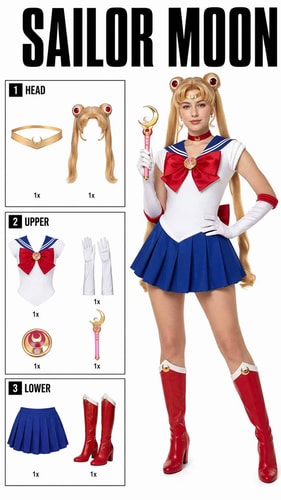 1. Usagi Tsukino / Sailor Moon