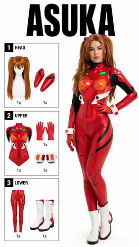 10. Asuka Langley / Evangelion