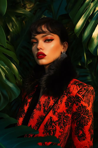Red-Lipped Lady