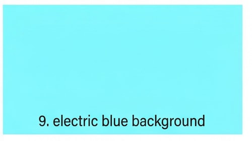 electric blue background