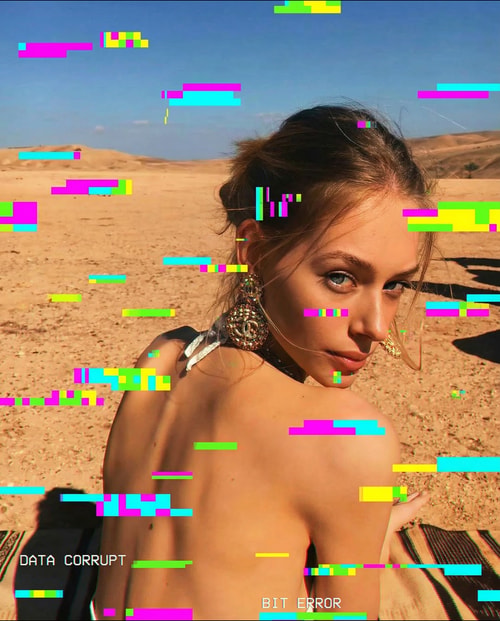 Digital glitch blocks