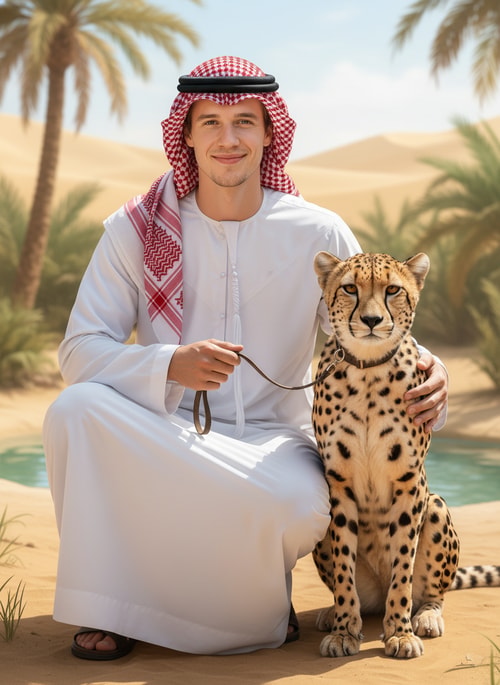 Leopard group photo