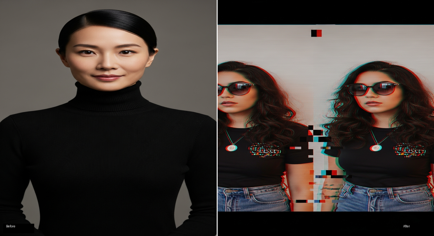 Portrait Glitch