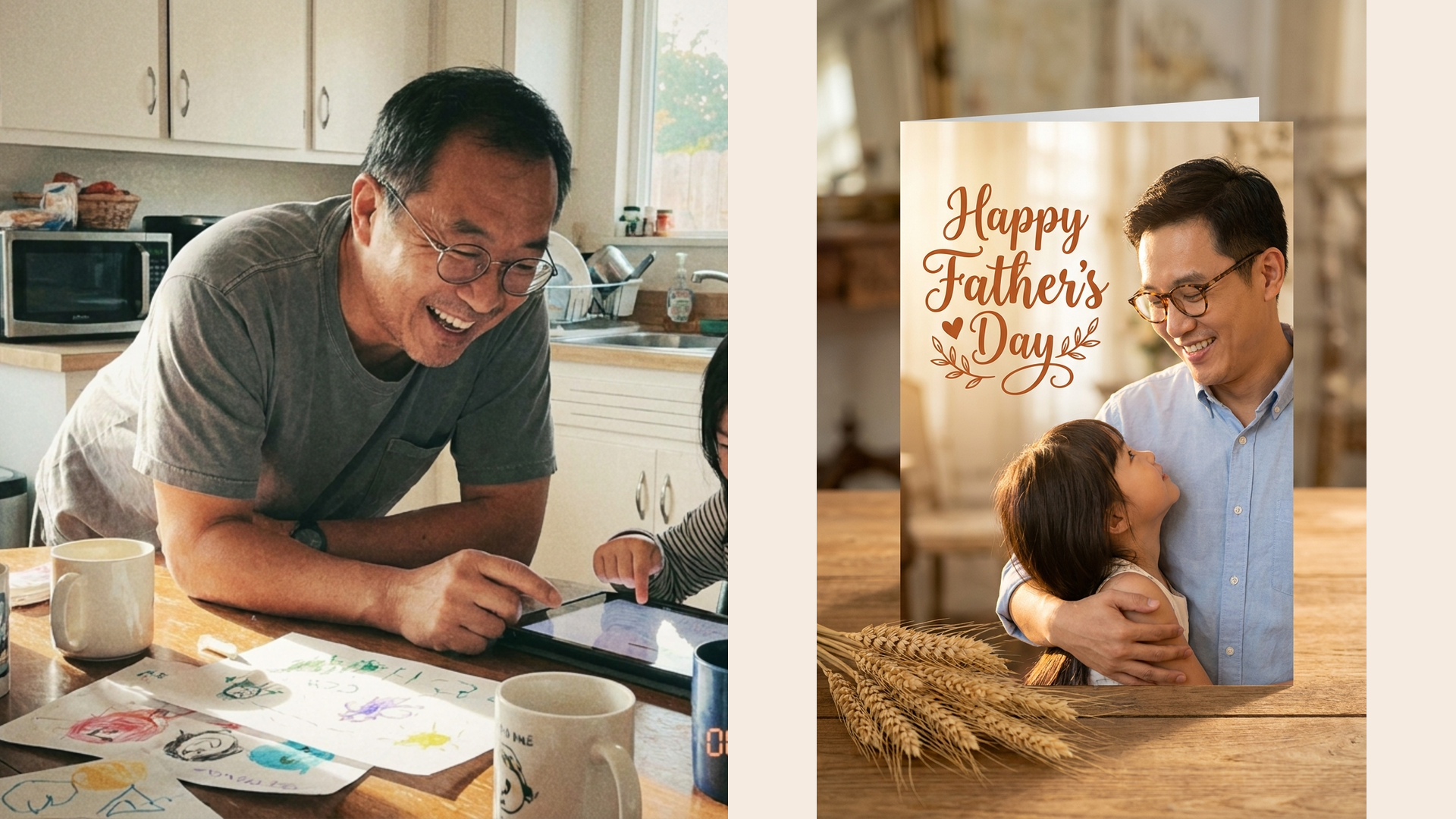 Father & Daughter Card