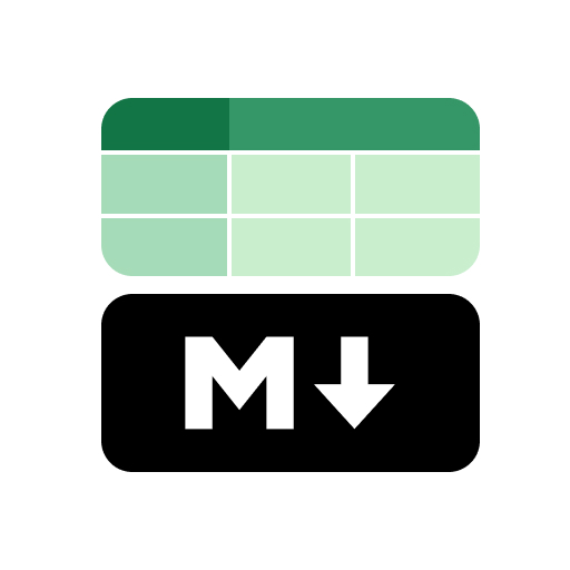 Table to markdown converter data formatting tool myshell ai