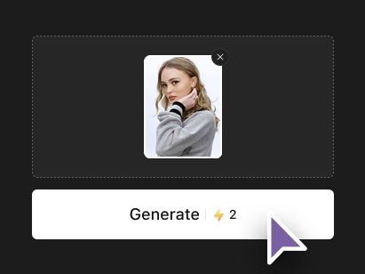 <h3>Step 2: Click Generate Button</h3><p>Press the generate option to start automatic processing. The system analyzes the photo and produces video content with natural motion in 15-30 seconds.</p>