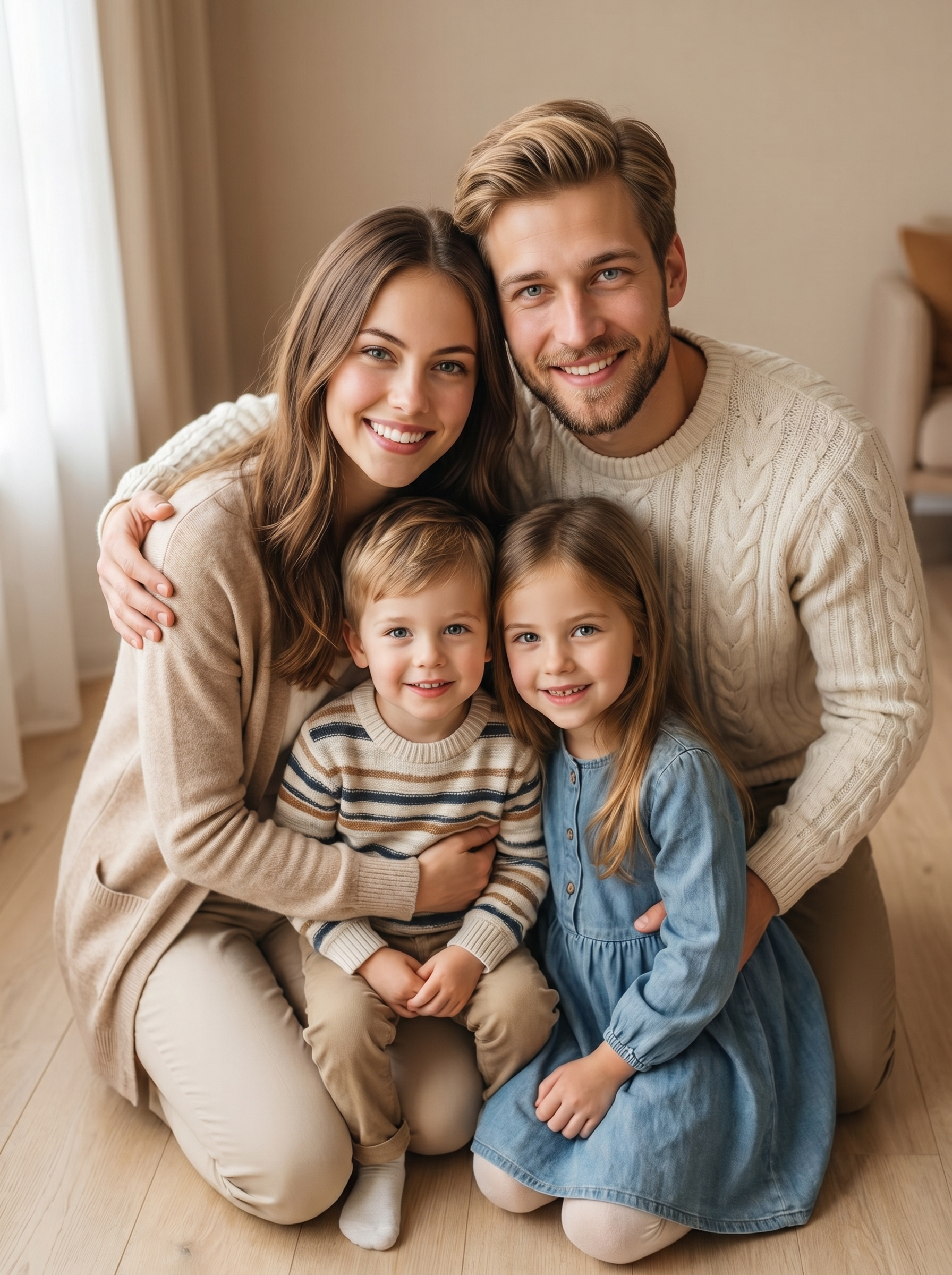 Family Portrait Merge Maker