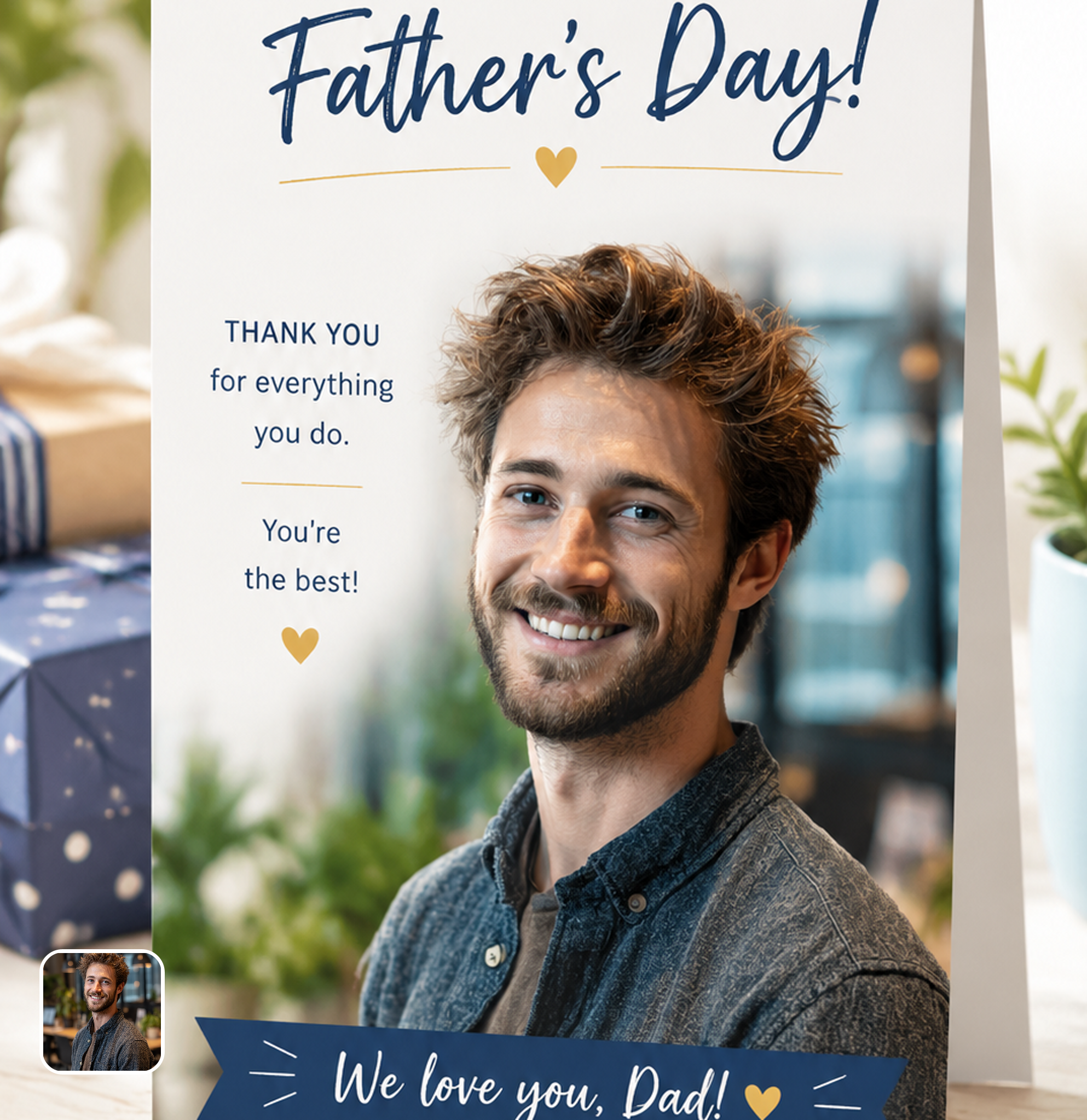 Custom Your Fathers Day Gift in Seconds
