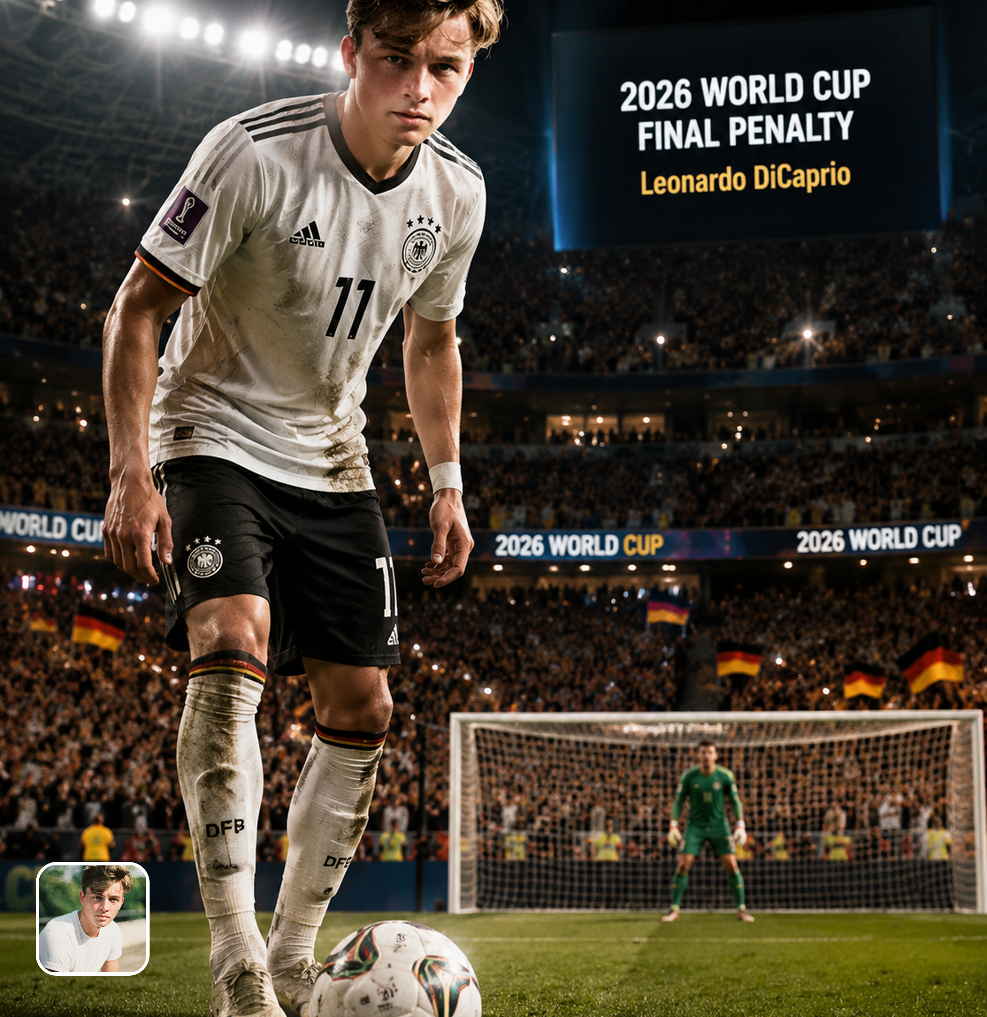 Generate Your World Cup Match Hero Portrait