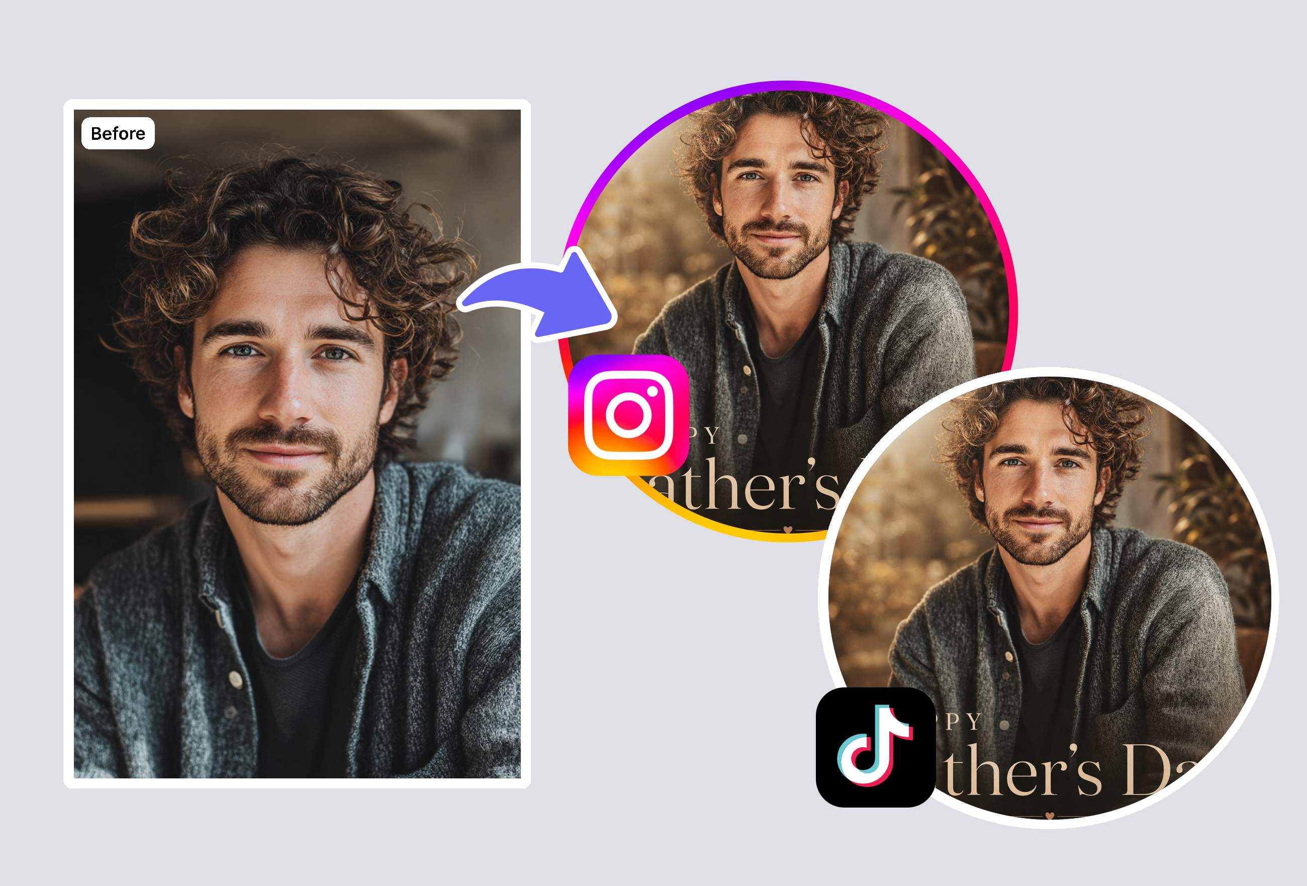 Last-Minute Fathers Day Portrait Solution