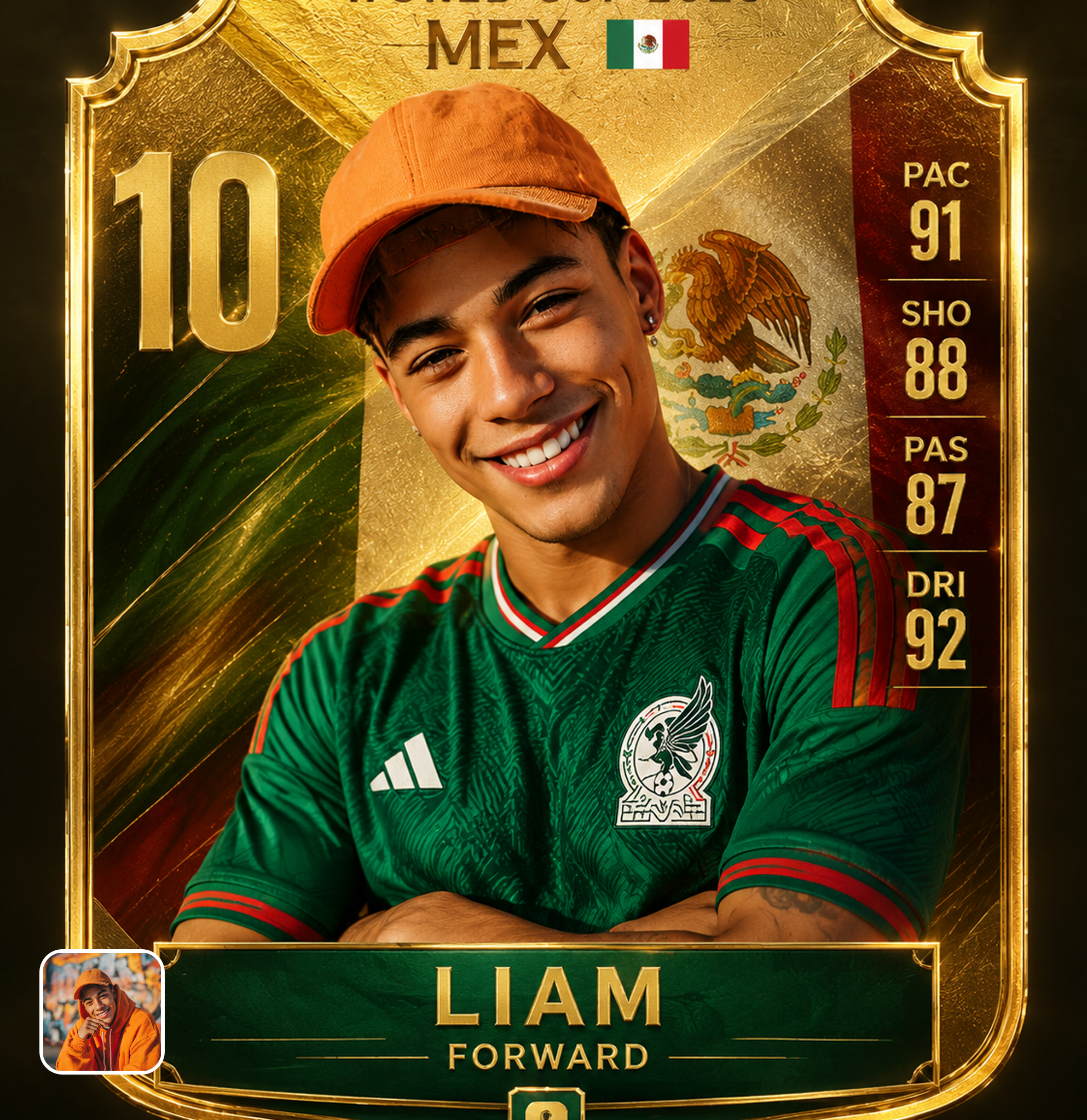 Create Your Own World Cup Star Card